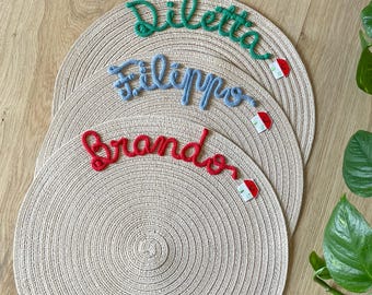 Personalized Placemats with Name | Custom Breakfast Mats