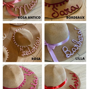 Personalized straw hats Hen party image 10