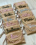 Personalized Straw Clutch with Name \u2013 3-in-1 Shoulder Bag for Hen Parties and Ceremony product logo