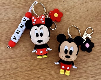 Portachiavi personalizzati coppie - Idea regalo San Valentino - Minnie e Topolino