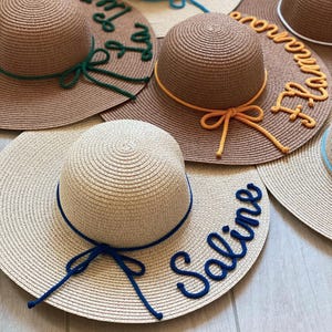 Cappello addio al nubilato personalizzato | Gadget sposa e amiche | Bachelorette party hat | Cappellini Donna Estivi | Chapeau EVJF