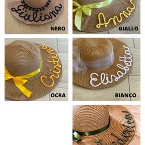 Cappelli di paglia personalizzati Addio al nubilato immagine 8