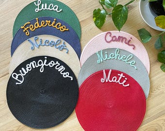 Personalized Placemat with Name - Gift Idea - Stain Resistant