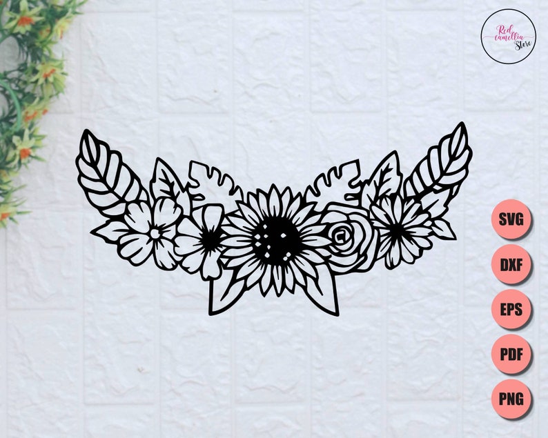 Free Free 298 Flower Arrangement Svg SVG PNG EPS DXF File