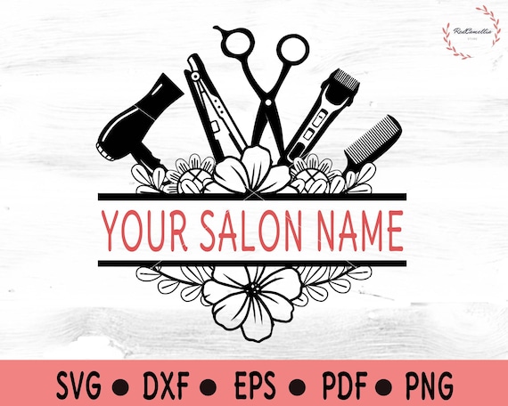 Hair Stylist SVG Hairdresser svg Hair Stylist Monogram SVG | Etsy