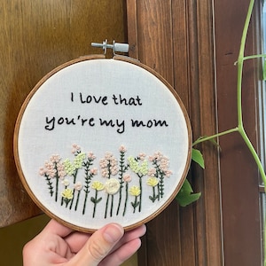 I Love That You're My Mom Personalized Gift For Mom Birthday Mother's Day