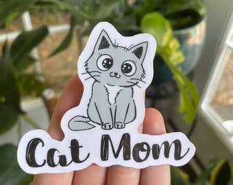 Cat Mom Sticker