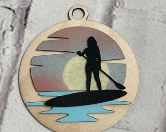 Paddle boarding Laser Cut File