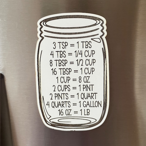 Mason Jar Measuring Etsy