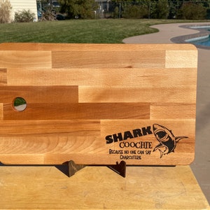 Shark Coochie Charcuterie Board