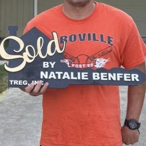Realtor SOLD Key Laser Cut File