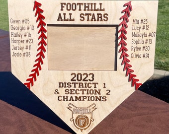 Baseball Softball 4x6 Picture Frame Laser Cut File