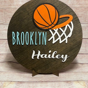 Basketball Name Sign Laser Cut File