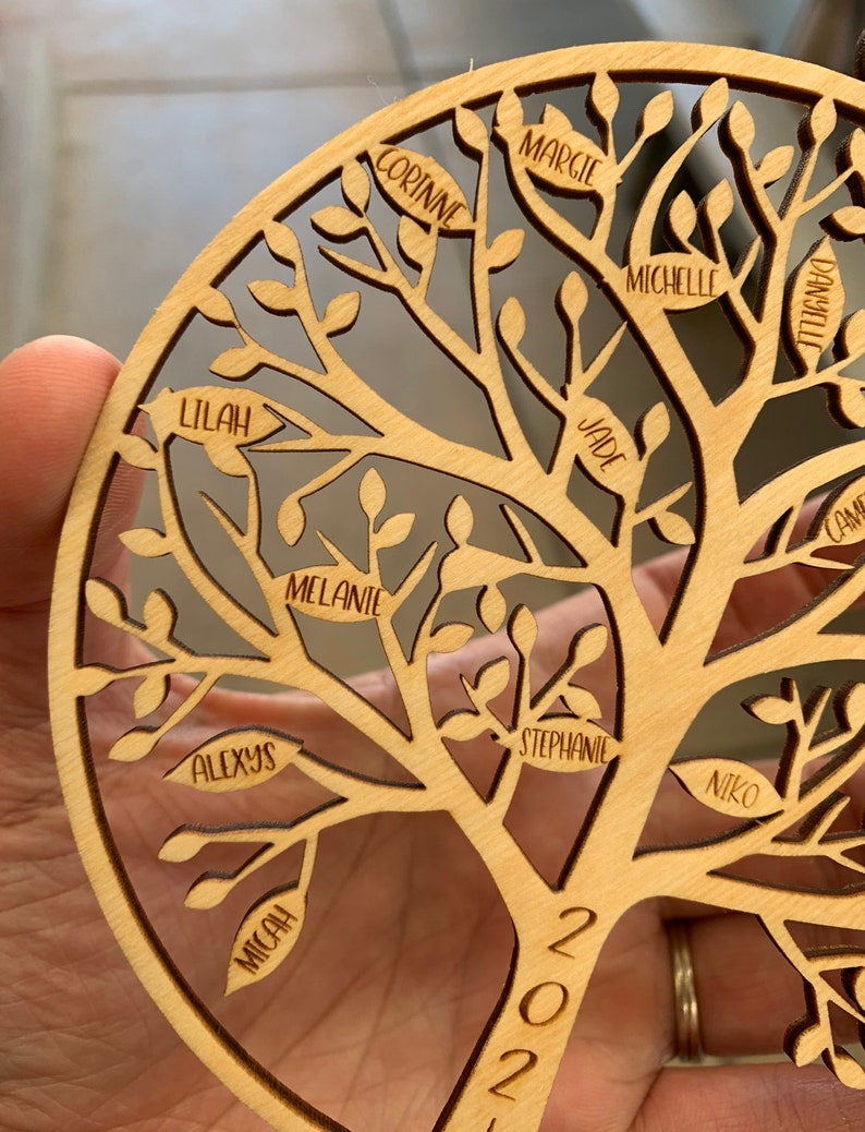 Family Tree Laser Cut File - Etsy