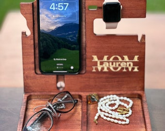 Docking Station for Men, Gift for mom, Christmas gift, Gift for men, Gift for dad, Gift for him, Birthday gift, Table Organizer, Gift