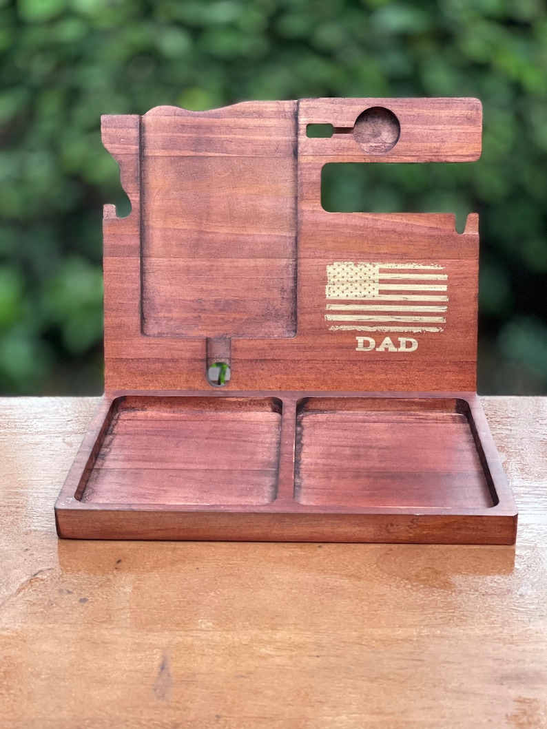 Docking Station for Men, Mothers day gift , Gift for men, Gift for dad, Gift for husband, Gift for him, Table Organizer image 4