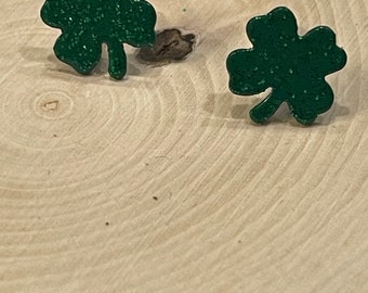 ST. Patrick’s Day Four Leaf Clover Earrings