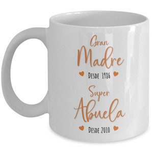 Taza Personalizada Regalo Para Mamá Abuela A Ser Primeriza Anunciamiento de Embarazo Dia de la Madre Detalle Mujer Idea Cumpleaños Navidad image 2