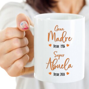 Taza Personalizada Regalo Para Mamá Abuela A Ser Primeriza Anunciamiento de Embarazo Dia de la Madre Detalle Mujer Idea Cumpleaños Navidad image 3