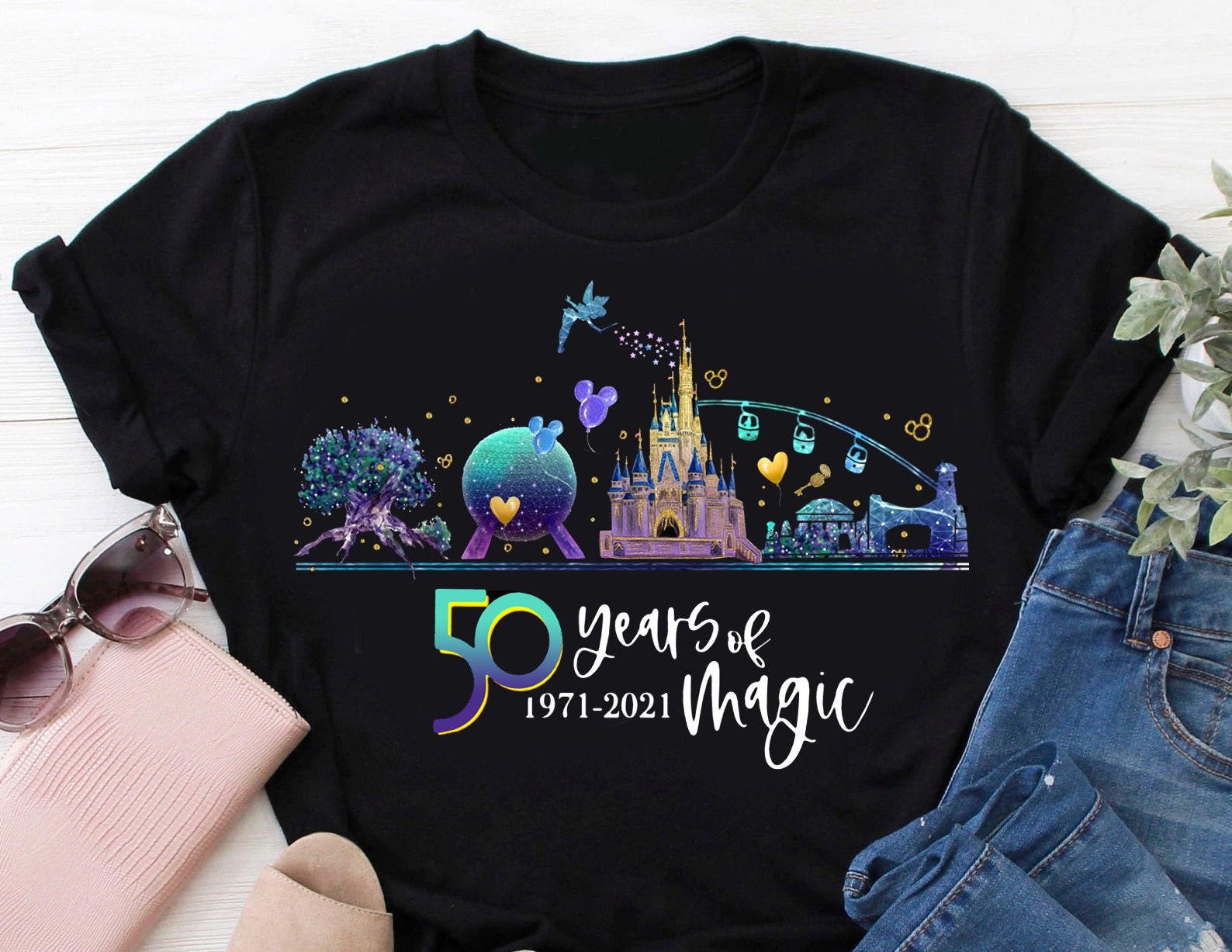 disneyworld 50th anniversary t shirts