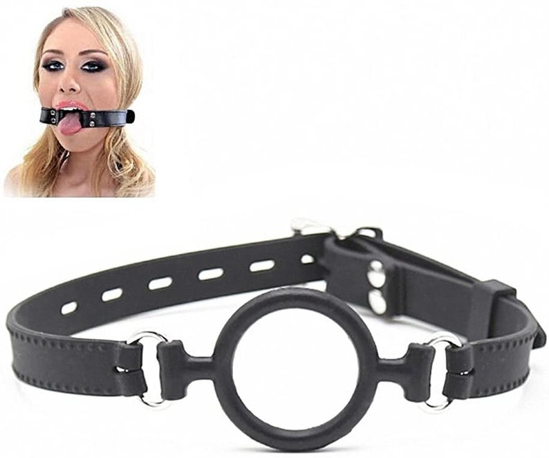 Bdsm Gag Silicone O Ring Mouth couple Games Slave Bondage Cosplay 