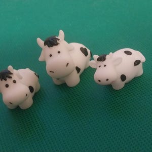 3 pc  Miniature cow family