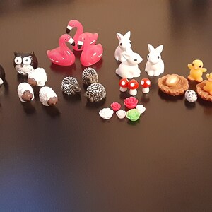 30pc miniature fairy animals