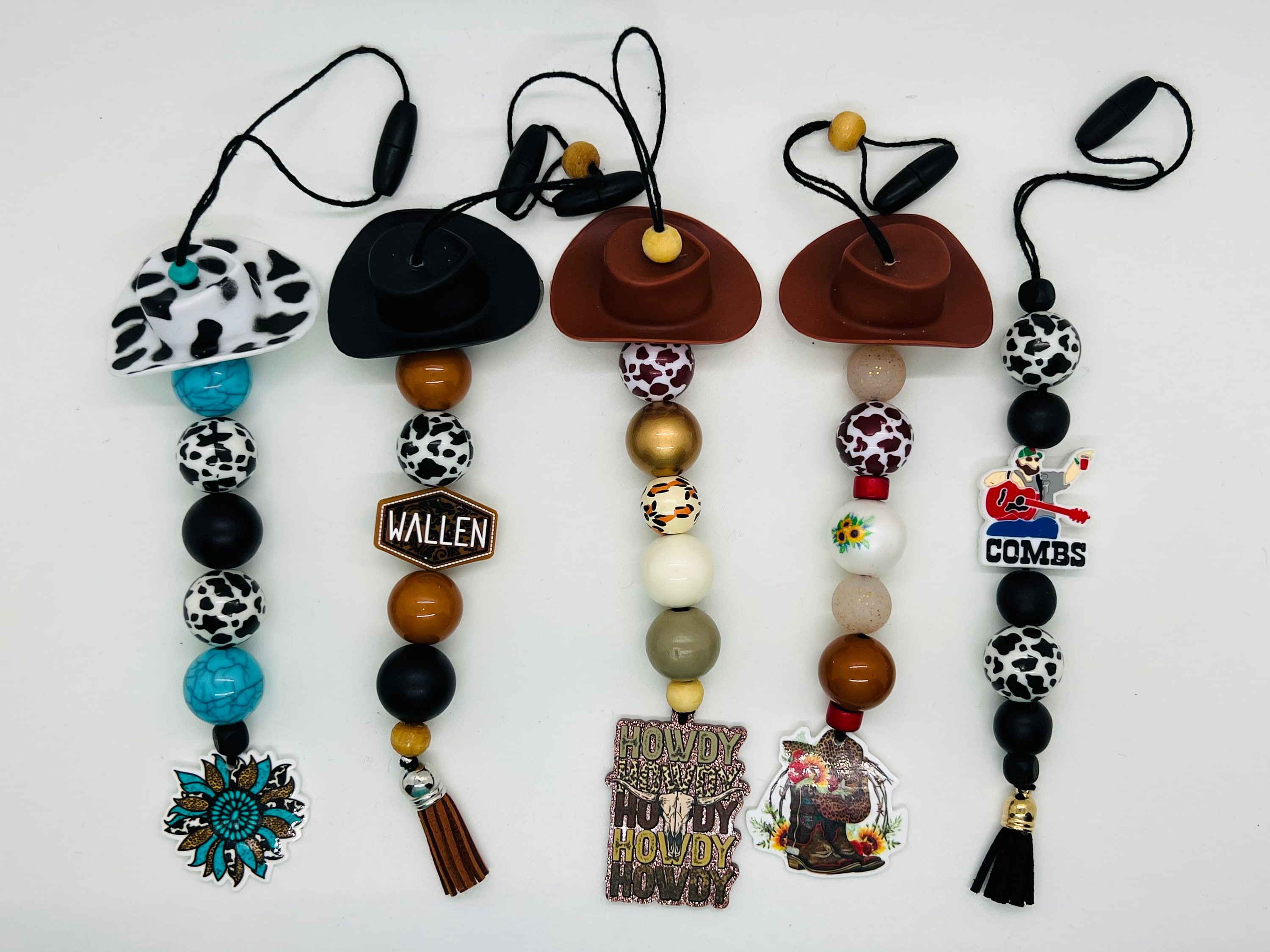 Western rear sale view mirror charms