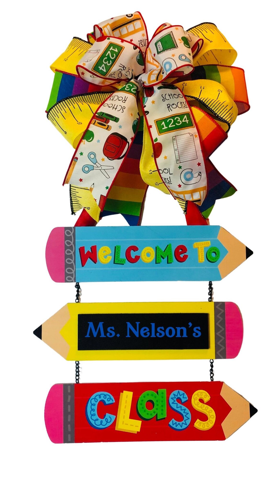 Teacher Door Hanger,back to School, to My Classroom, School