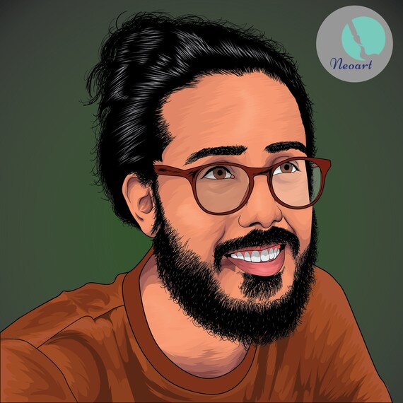 I Will Draw Vector Portrait From Your Photo in 24 Hourdigital - Etsy Australia I Will Draw Vector Portrait From Your Photo in 24 Hourdigital - Etsy Australia
