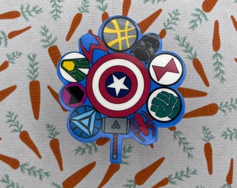 Avengers inspired Logo Sticker