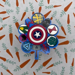 Avengers inspired Logo Sticker