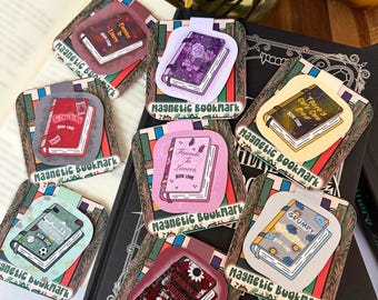 Book Tropes: Marcapáginas o pegatinas magnéticas