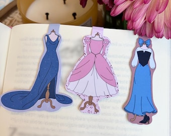 Mermaid dresses: Magnetic Bookmarks and Stickers