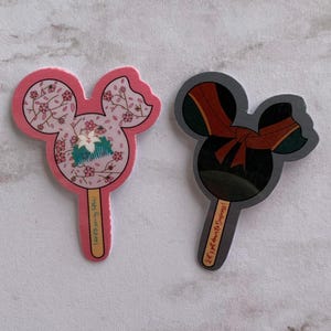 Mulan inspired Mickey Ice Cream Stickers