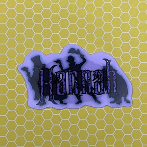 Haunted Mansion Custom Name Sticker