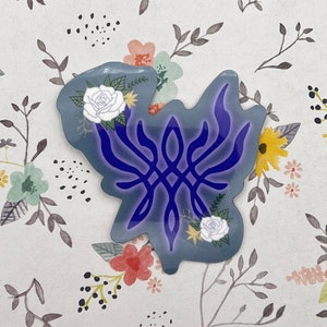 Crest of Flames Sticker