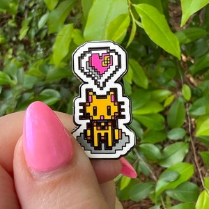 Stardew Inspired Orange Cat Hard Enamel Pin