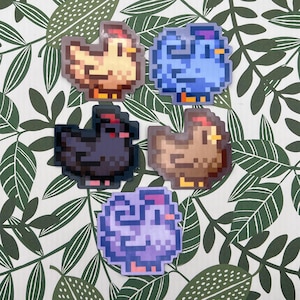 Stardew Valley Chicken Stickers