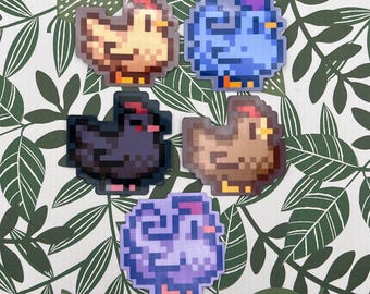 Pegatinas de pollo de Stardew Valley