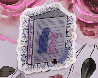 Pride and Prejudice Book Page Sticker