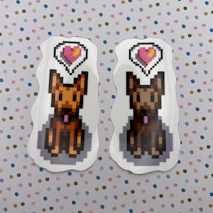 Pointy Eared Dog Stardew Valley Sticker