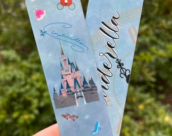 Cinderella-bokmärke: Glitter- eller normallaminat