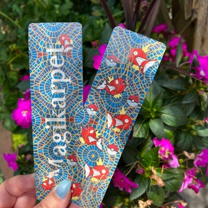 Magikarpet Bookmark: Laminated Cardstock Art