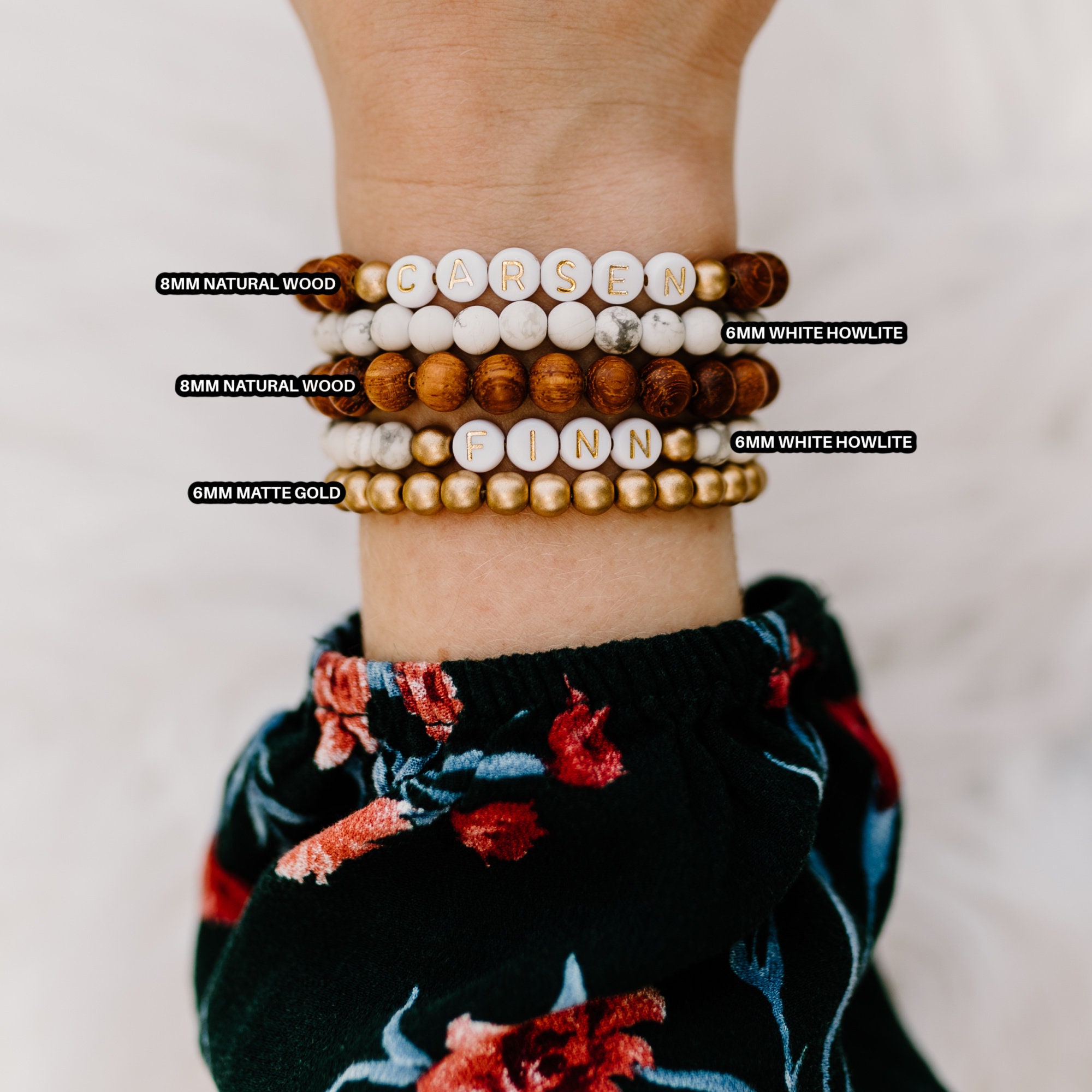 Beaded Name Bracelet Personalized Custom Beaded Name Etsy.de