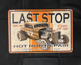 NHRA Hot Rod Drag Racing Garage Bar Advertising Man Cave Wall Clock Sign