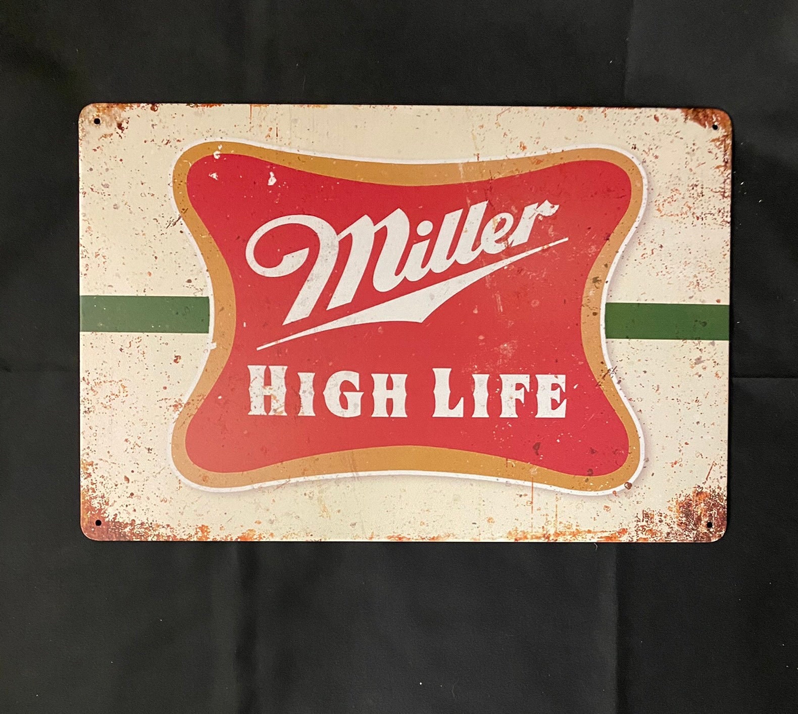 Miller Milwaukee Beer Vintage Antique Collectible Tin Sign Etsy