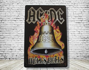 Ac Dc Wall Decor - Etsy