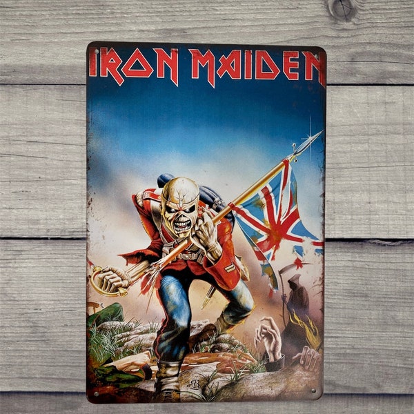 Iron Maiden Cornhole Board Wrap - Etsy