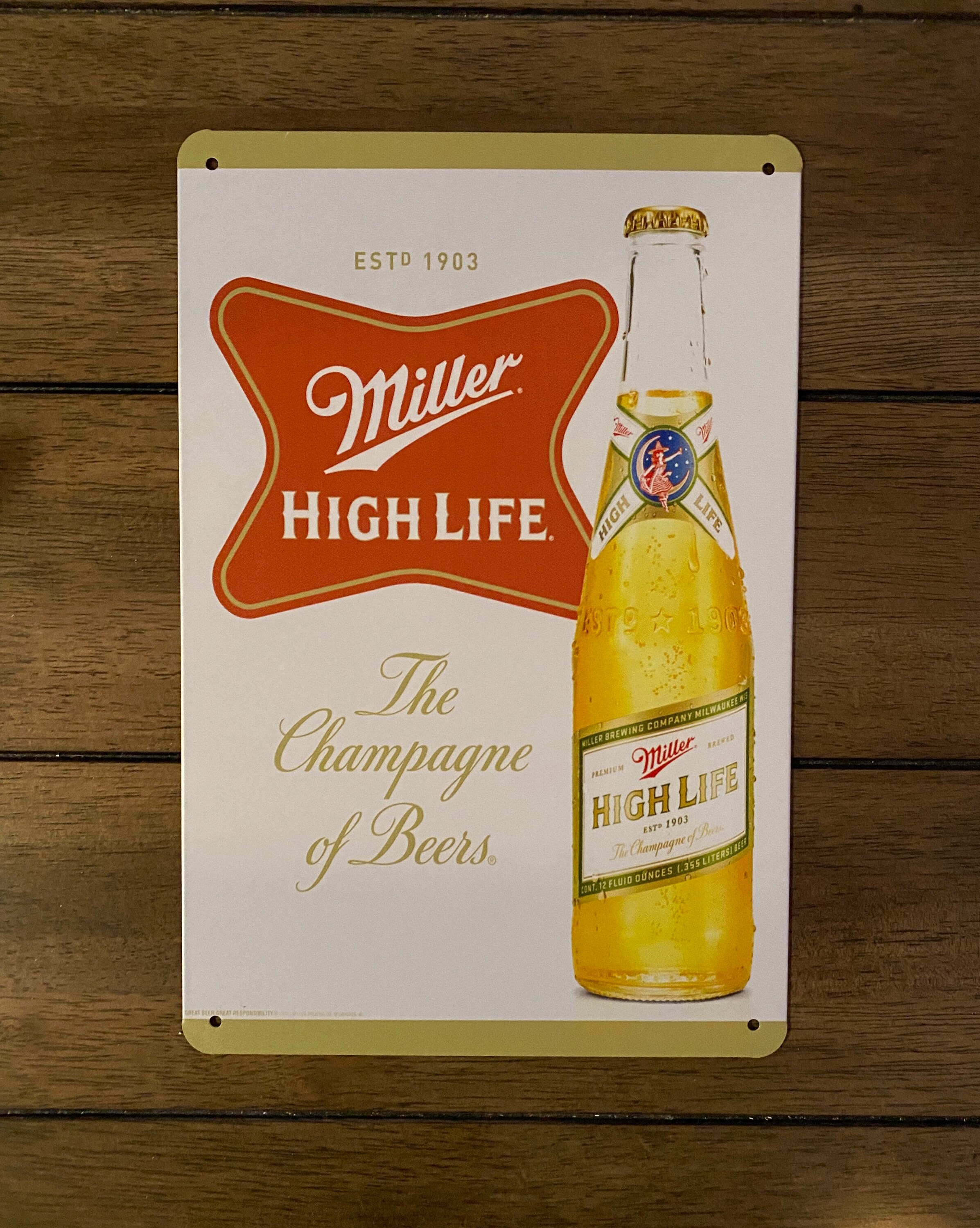 Miller Milwaukee Beer Vintage Antique Collectible Tin Sign - Etsy